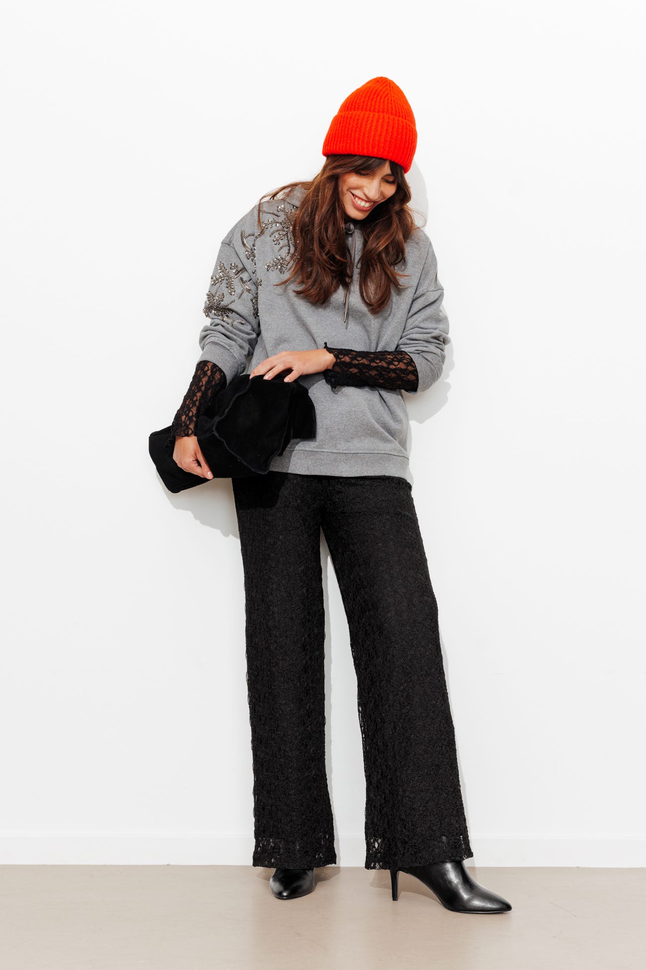 Lace trousers