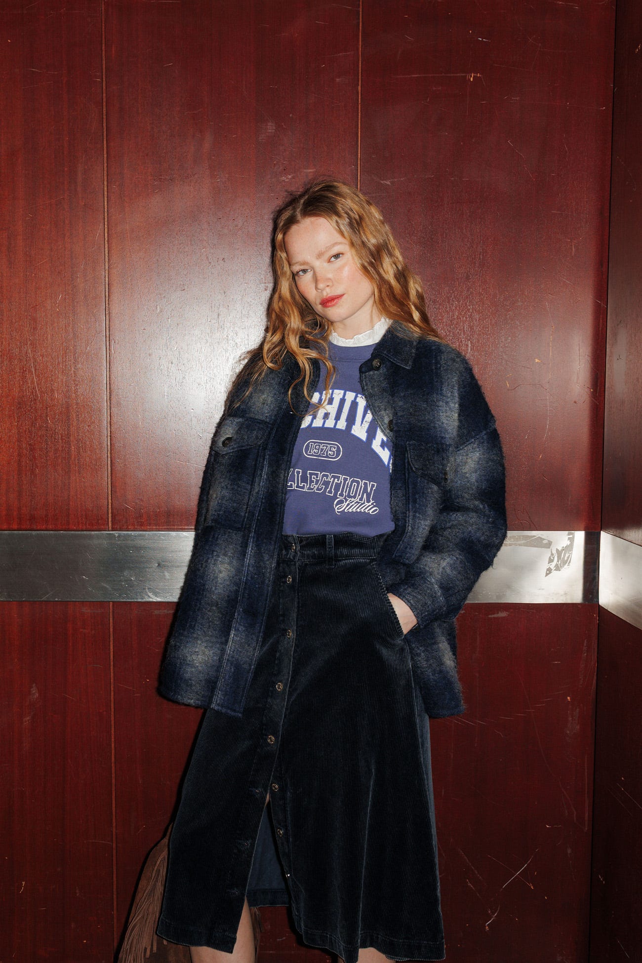 Wool-blend jacket