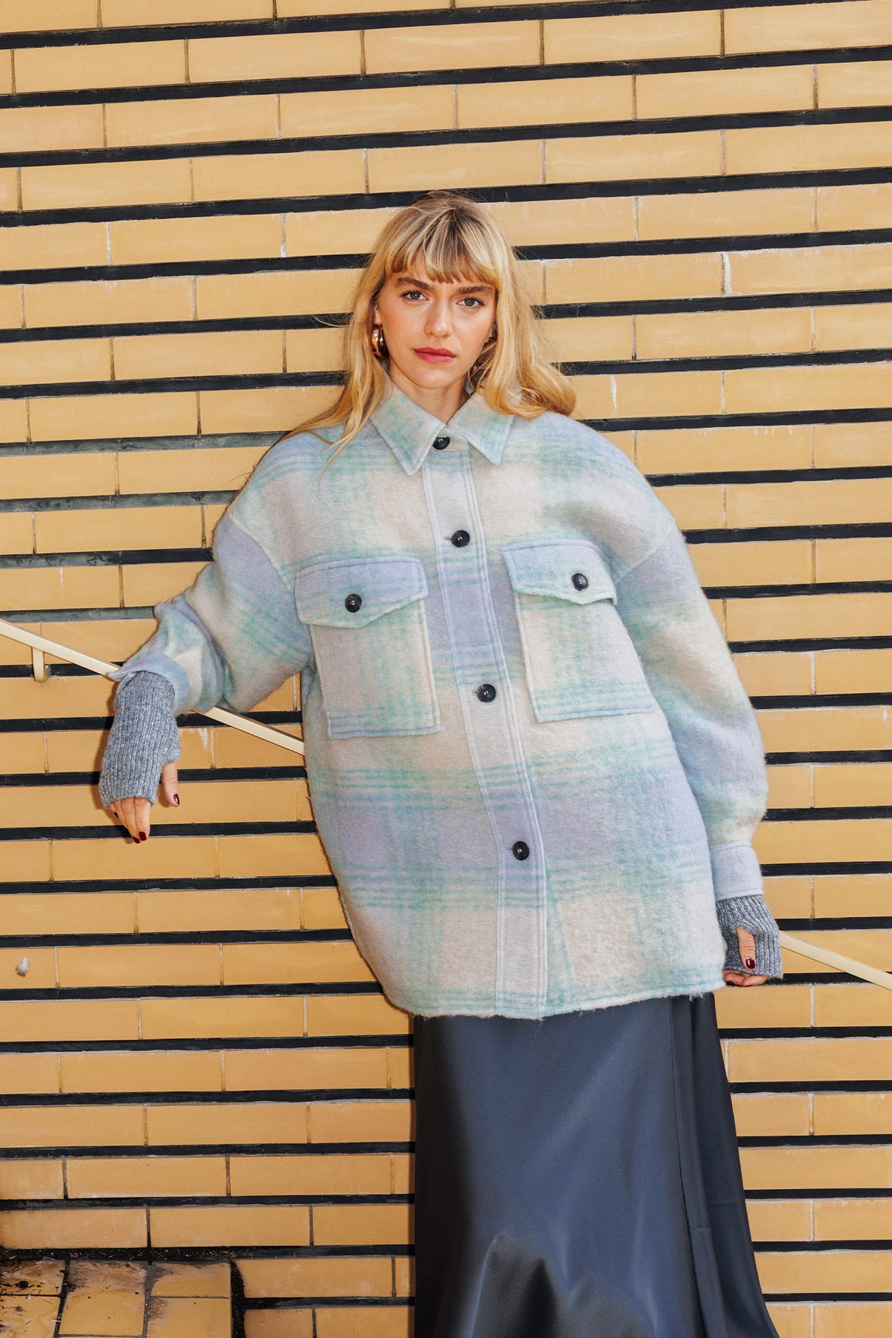 Felt wool jacket