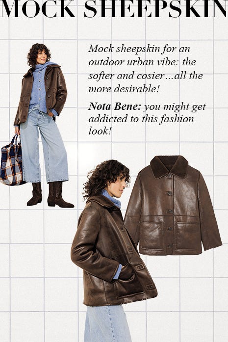 mock sheepskin
